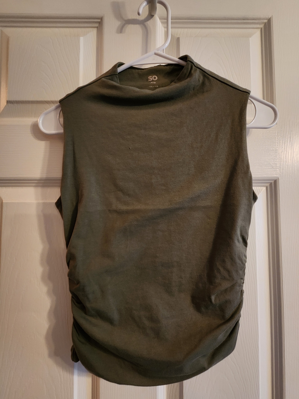 SO Olive Green Sleeveless Mock Neck Tank BUNDLE AND SAVE